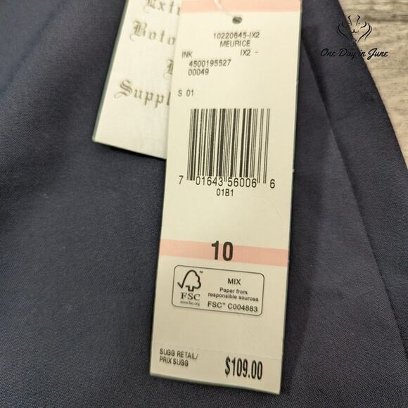 Jones New York Classic Fit Straight Leg Pants Size 10 - Picture 2 of 7